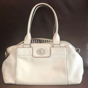 Kate Spade white leather handbag